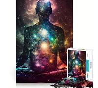 Puzzle da 1000 pezzi "Energia Surreale" per Adolescenti, Gioco per Esercizi Mentali, Tempo di Legami, Taglio di Precisione, Pezzo da Collezione Artistica 38x52cm