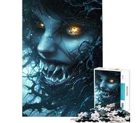 Puzzle da 1000 pezzi "Entità demoniaca oscura" difficile e stimolante con analisi e logica gioco educativo adatto a persone dai 14 anni in su 38x26cm
