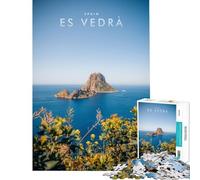 Puzzle da 1000 pezzi Es Vedra Ibiza Sfida di intelligenza Giocattolo avvincente Giochi per famiglie Adatto a coppie Opera d'arte Regalo (dimensioni 50x75cm)