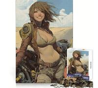 Puzzle da 1000 pezzi "Esploratore sorridente in un deserto post-apocalittico" per adulti gioco di puzzle per esercitare la mente attività per la famiglia taglio di precisione regalo creativo (38x26cm)