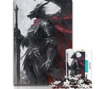 Puzzle da 1000 pezzi "Evil Knight" per adulti e adolescenti, giocattoli, giochi educativi, antistress, adatti per la decorazione della scrivania, 75x50cm
