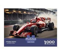 Puzzle da 1000 pezzi F1-racing-car-motion per adulti e adolescenti Puzzle in legno Gioco educativo Sfida Giocattolo Regali di compleanno 1000 pezzi (75x50 cm)