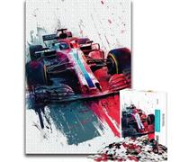 Puzzle da 1000 pezzi F1 Racing per adulti, antistress, sfida difficile, ideale come regalo per tutta la famiglia (38x26cm)
