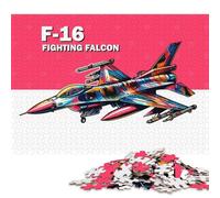 Puzzle da 1000 pezzi F16 Fighting Falcon Wpap Puzzle per adulti e puzzle in legno Ottimi regali di Natale Regalo di compleanno per adulti 1000 pezzi (75x50 cm)