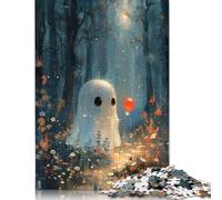 Puzzle da 1000 pezzi "Fantasma della foresta" per adulti, difficoltà elevata, giocattolo educativo, decorazione per la famiglia (75x50 cm)