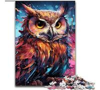 Puzzle da 1000 pezzi Fantasy Art Owl Puzzle in cartone dimensioni 26x38cm Gioco per adulti Regalo Gioco interattivo per famiglie Sfida mentale Regalo