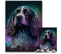 Puzzle da 1000 pezzi "Fantasy Cocker Spaniel", puzzle impossibili per adulti, regalo perfetto per le feste, opera d'arte fai da te, 50x75CM/19,68x29,52 pollici