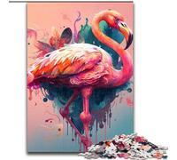 Puzzle da 1000 pezzi "Fantasy Flamingo", puzzle difficili per adulti, dimensioni 50x75cm, rompicapo e decorazione per la casa, regalo perfetto per le feste.