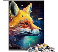 Puzzle da 1000 pezzi Fantasy Fox Jigsaw Puzzle per adulti dimensioni: 38x26cm Decorazione per la casa colorata e gioco interattivo per famiglie