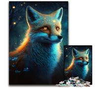 Puzzle da 1000 pezzi Fantasy Fox Puzzle per adulti Gioco interattivo per famiglie, regalo artigianale con opere d'arte colorate 50x75CM/19,68x29,52 pollici