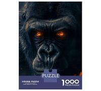 Puzzle Da 1000 Pezzi Fantasy Gorilla Glowing Puzzle Per Adulti Gioco Pratico Per Divertimento in Famiglia Regali Unici Per Compleanno E Natale 38x26cm/1000pcs
