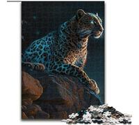 Puzzle da 1000 pezzi "Fantasy Leopard" - Ideale per il divertimento in famiglia - Regalo perfetto per feste e compleanni (dimensioni 50x75cm)