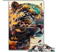 Puzzle da 1000 pezzi Fantasy Leopard, puzzle da 1000 pezzi per adulti, perfetto per adolescenti e famiglie, feste (dimensioni 38x26cm).