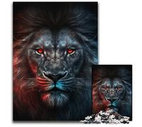 Puzzle da 1000 pezzi Fantasy Lion Puzzles per adulti Gioco interattivo per famiglie, regalo artigianale con grafica colorata 26X38CM/10,23x14,96 pollici
