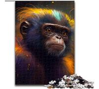 Puzzle da 1000 pezzi "Fantasy Monkey", puzzle difficile per adulti, dimensioni 50x75cm, ideale per divertimento in famiglia, relax e regali per le feste.