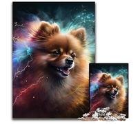 Puzzle da 1000 pezzi, Fantasy Pomerania, puzzle difficili per adulti, regalo perfetto per compleanni e feste, 50x75CM/19,68x29,52 pollici