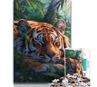 Puzzle da 1000 pezzi Fantasy Tiger Puzzle da 1000 pezzi per adulti e adolescenti allena il cervello e le mani regalo per amici e familiari (50x75cm)