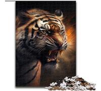 Puzzle da 1000 pezzi Fantasy Tiger Puzzle da 1000 pezzi per adulti Gioco interattivo per famiglie, ideale per adolescenti, regalo rompicapo (dimensioni 50x75cm)