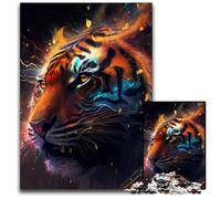 Puzzle da 1000 pezzi Fantasy Tiger Puzzles per adulti Gioco interattivo per famiglie, regalo artigianale con grafica colorata 26X38CM/10,23x14,96 pollici