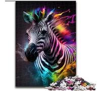 Puzzle da 1000 pezzi Fantasy Zebra Puzzle impossibile per adulti dimensioni 50x75cm fai da te decorazione per la casa regalo, rompicapo per adulti