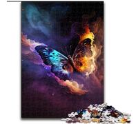 Puzzle da 1000 pezzi Farfalla e Nebulosa per adulti, dimensioni 50x75cm, relax e sfida, arte decorativa colorata per la casa, amici.