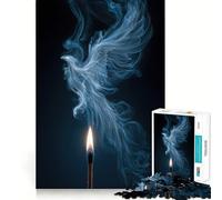 Puzzle da 1000 pezzi "Fenice che risorge dalle fiamme" per adulti e ragazzi, ideale per stimolare la memoria, favorire la calma e favorire la fuga, con taglio liscio e un regalo sincero (38x26cm)