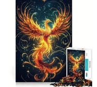 Puzzle da 1000 pezzi "Fenice che risorge" per adulti, rompicapo rilassante, immagine da assemblare, oggetto da desiderio di Babbo Natale (38x26cm)