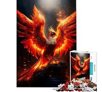 Puzzle da 1000 pezzi Fenice di Fuoco gioco educativo sfida di gioco ottimo regalo e giocattolo per passare il tempo durante le vacanze (dimensioni 38x26cm)