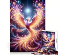 Puzzle da 1000 pezzi "Fenice Nascente" per adolescenti, gioco mentale, momento di relax, taglio di alta qualità, regalo artistico (38x52cm)