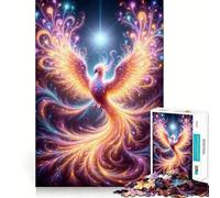 Puzzle da 1000 pezzi "Fenice Nascente" per adolescenti, gioco mentale, momento di relax, taglio di alta qualità, regalo artistico (38x52cm)