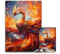 Puzzle da 1000 pezzi "Fenice", puzzle impegnativo perfetto per adolescenti e collezionisti, ideale come decorazione per la casa e regalo da viaggio, 50x75CM/19,68x29,52 pollici.