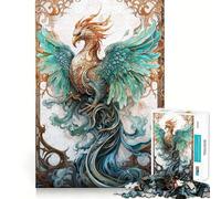 Puzzle da 1000 pezzi "Fenice Risorta" per adolescenti Rafforza la memoria, calma e rilassa Bordo di qualità Regalo perfetto (50x75cm)