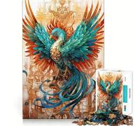 Puzzle da 1000 pezzi "Fenice Risorta" per adulti, gioco di abilità mentale, relax, design, assemblaggio, pezzo da collezione (38x26cm)