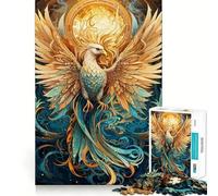 Puzzle da 1000 pezzi "Fenice Risorta" per adulti, gioco di puzzle, giocattolo per la casa, divertimento, taglio fine, regalo di Babbo Natale (38x52cm)