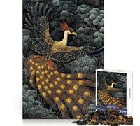 Puzzle da 1000 pezzi "Fenice tra nuvole vorticose" per ragazzi, facile da costruire, per il tempo libero, con taglio preciso, regalo di Babbo Natale (50x75cm)