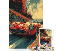 Puzzle da 1000 pezzi Ferrari Legend GTO Car Giocattoli antistress Regalo per compleanni Gioco educativo con poster abbinato e foglio di quiz Dimensioni 38x52cm