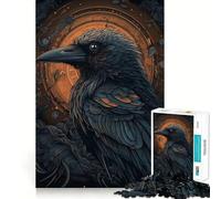 Puzzle da 1000 pezzi "Fiaba del Corvo" per adulti e ragazzi, gioco di logica solido, silenzioso e divertente, taglio di precisione, Babbo Natale, scegli il tuo desiderio (50x75cm)