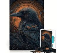 Puzzle da 1000 pezzi "Fiaba del Corvo" per adulti e ragazzi, gioco di logica solido, silenzioso e divertente, taglio di precisione, Babbo Natale, scegli il tuo desiderio (38x26cm)