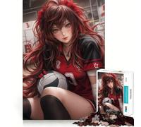 Puzzle da 1000 pezzi "Figlia della pallavolo",gioco di memoria ad alta precisione,attività creativa interattiva per stimolare la mente a casa (50x75cm)