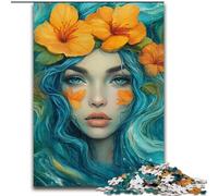 Puzzle da 1000 pezzi "Fiore della passione" per adulti, 26x38cm, ideale come regalo per adolescenti, coppie e amici per compleanni e Natale