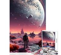 Puzzle da 1000 pezzi fiume magico spazio giocattoli antistress regalo per compleanni gioco educativo con poster abbinato e foglio di quiz dimensioni 38x26cm