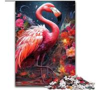 Puzzle da 1000 pezzi Flamingo Fantasy in legno, gioco interattivo per famiglie, adatto a partire dai 14 anni, 50x75cm, Natale o compleanni