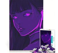 Puzzle da 1000 pezzi fluorescente per adulti, gioco educativo, difficile e stimolante, ideale come regalo 50x75cm