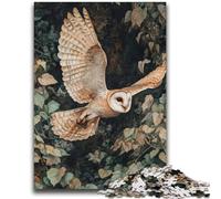 Puzzle da 1000 pezzi Flying Owl per adulti e adolescenti, perfetto per trascorrere il tempo in casa, con pezzi completamente interconnessi e di forma casuale (38x52cm)