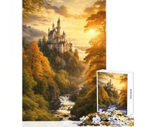 Puzzle da 1000 pezzi,fortezza delle fiabe,decorazione per la casa,giocattoli,ottimo regalo per giochi educativi,migliora l'amore tra coppie,dimensioni 50x75cm