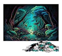 Puzzle da 1000 pezzi "Funghi Magici" per adulti. Puzzle impossibili per adulti. Ideale come regalo di Natale e decorazione per la casa. 50x75CM/19,68x29,52 pollici.