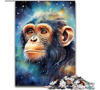 Puzzle da 1000 pezzi "Galaxy Monkey", puzzle difficili per adulti, dimensioni 26x38cm, ideale per gli innamorati, perfetto regalo di Natale, Capodanno e San Valentino.