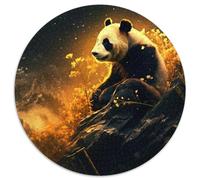 Puzzle da 1000 pezzi Galaxy Panda, puzzle rotondo da 1000 pezzi per adulti, gioco interattivo per famiglie, sfida mentale, giocattolo educativo (67,5x67,5cm)