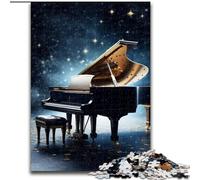 Puzzle da 1000 pezzi Galaxy Piano in cartone, ideale per il divertimento in famiglia, regalo perfetto per feste e compleanni, dimensioni 38x26cm