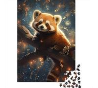 Puzzle da 1000 pezzi Galaxy Red Panda per adulti Puzzle di carta per adulti Adolescenti Uomo Donna Regalo 1000 pezzi (38x26 cm)